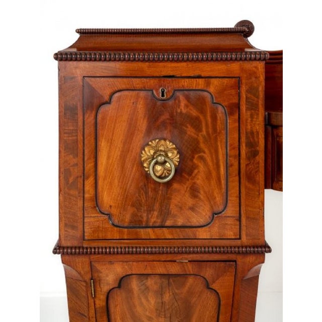 Hollywood Regency Antique Regency Mahogany Buffet For Sale - Image 3 of 13