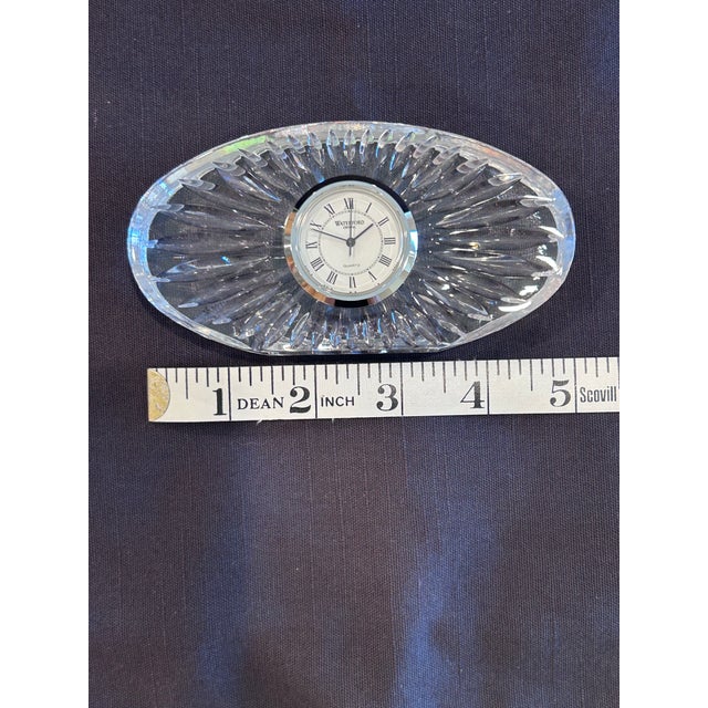 Waterford Crystal Sunburst Clock For Sale - Image 12 of 12
