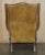 Pair of Vintage Tan Brown Leather Chesterfield Wingback Chairs With Footstools For Sale - Image 13 of 18