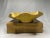 Contemporary Vintage Organic Modern Studio Pottery Terra Cotta Decorative Bowl, Canary Yellow For Sale - Image 3 of 12
