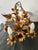 Gilded Chandelier with Gold Leaf, Italy, 1960s For Sale - Image 18 of 18