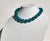 Mozambique Amazonite Beaded Necklace With Gold Plated Amazonite Clasp For Sale - Image 11 of 11