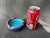 Vintage Blue Floral Cliosonne Catchall For Sale - Image 9 of 9