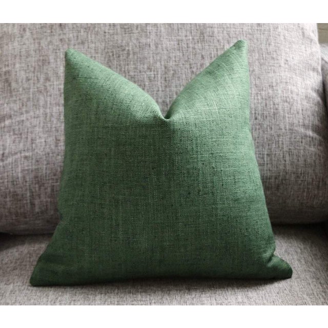 Dark Green Woven Pillow Cover 22x22 Chairish