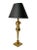 A statement piece, for sure, this modern torso-form lamp is made of heavy brass and includes its original black paper...
