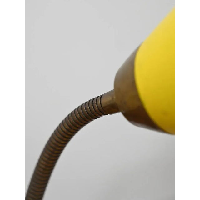 1960s Vintage Yellow Table Lamp, 1960s For Sale - Image 5 of 8
