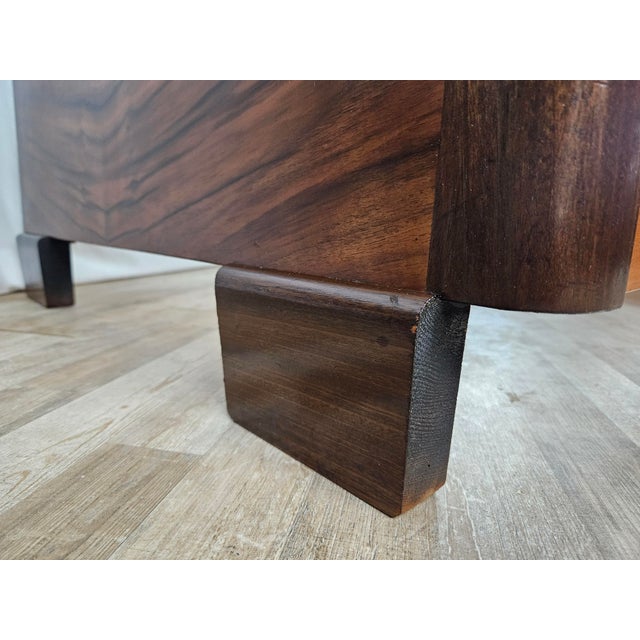 Art Deco Walnut Bed, 1940 For Sale - Image 14 of 18