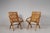 Brown Set of 20th Century Swedish Grace Bare Wood Armchairs For Sale - Image 8 of 12