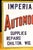 American Antique Imperial Garage Embossed Tin Sign For Sale - Image 3 of 6