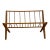 Mid 20th Century Danish Modern Spindle Wood Magazine Rack For Sale