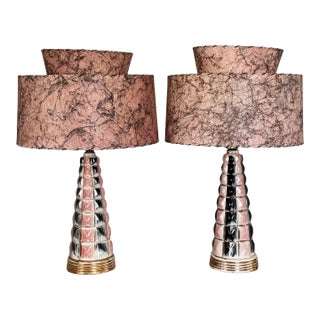 Mid-Century Atomic Lamps - A Pair For Sale