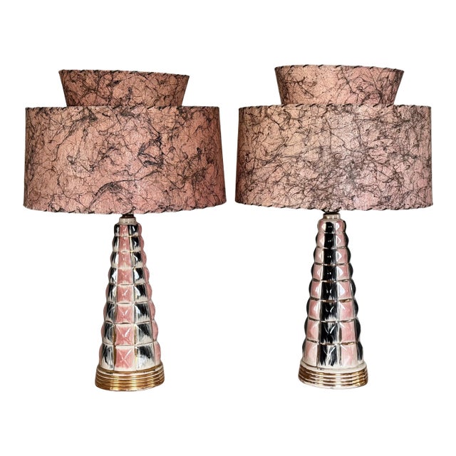 Mid-Century Atomic Lamps - A Pair For Sale