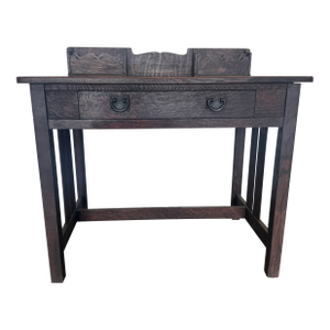 Antique Art & Crafts Postcard Writing Desk Unmarked