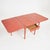 Coral Red Folding Table, 1800 For Sale - Image 4 of 6
