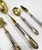 Gold Antique French Repoussé Sterling Silver and Gold Vermeil Hors d'Oeuvres Set - 8 Pieces For Sale - Image 8 of 9
