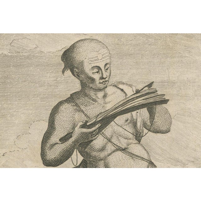 Shaivite Brahmin Reading Scriptures, 1806, Paper For Sale - Image 4 of 10