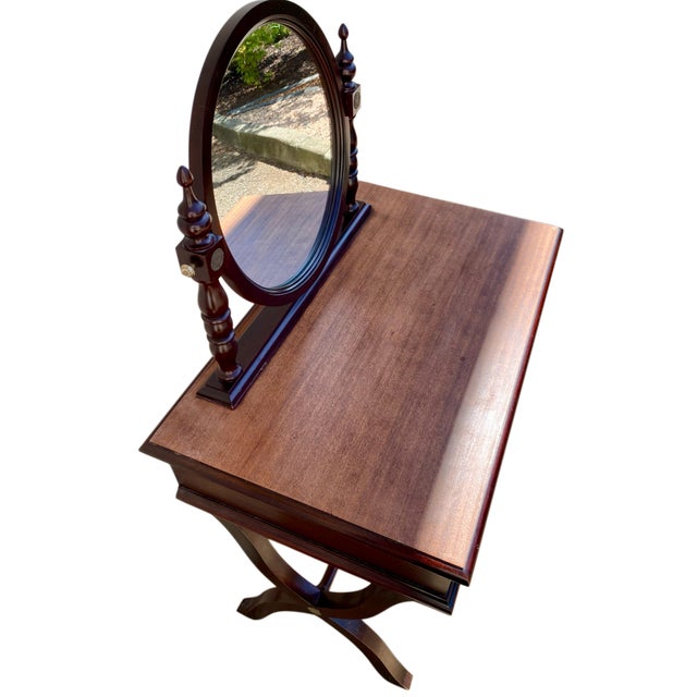 Antique Empire Style Dressing Table, 1960s For Sale - Image 6 of 7