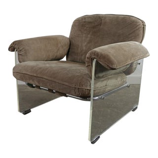 1970s Vintage Pace Collection Lucite Club Chair For Sale