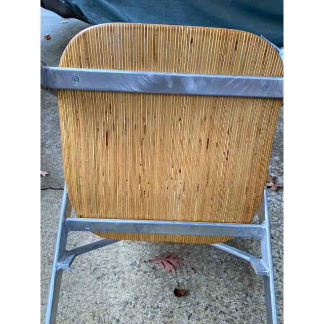 A fabulous one-of-a-kind example of modernism and industrial design at its best. Constructed of vertical thin layers of...