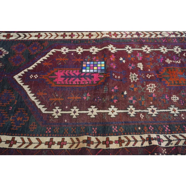 Vintage Balouch Rug 3'5'' x 6'2'' For Sale - Image 11 of 11