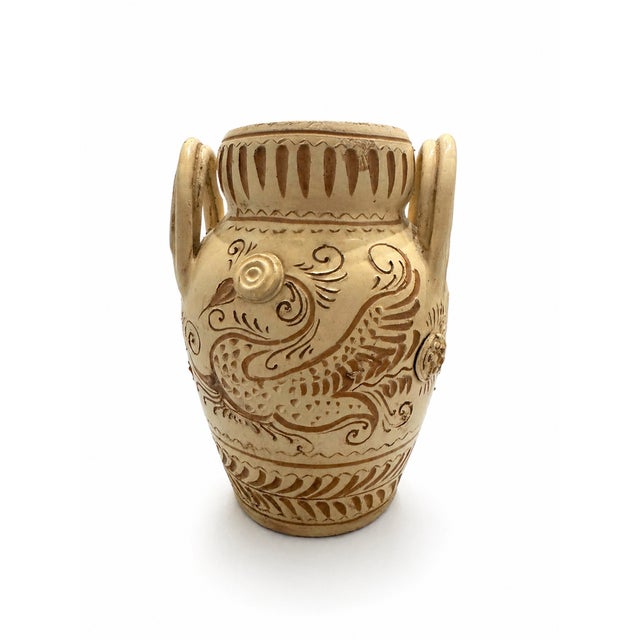 Mid-Century Modern Sgraffito Griffin Amphora Vase by Fratelli Fanciullacci, 1950 For Sale - Image 10 of 10