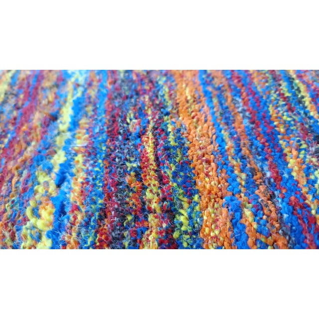 Postmodern Colorful Wall Rug, 1960s For Sale - Image 3 of 8