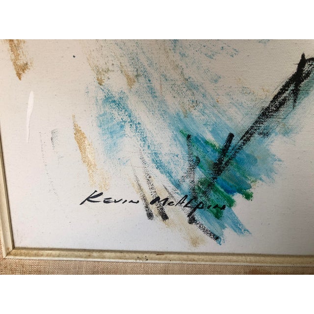1970s Vintage Kevin Mcalpin Ladies In Blue Oil Painting Chairish