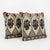 Mid-Century Modern Striped Turkish Kilim Pillow Cover 20'' X 20'' - Set of Two For Sale - Image 3 of 4