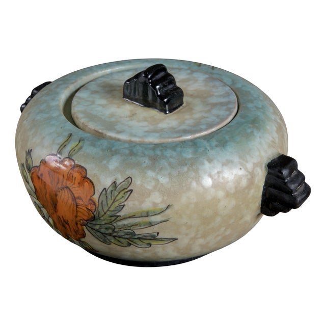 Italian Art Deco Ceramic Vase, 1930s For Sale