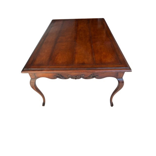 Jonathan Charles Jonathan Charles Attributed French Coffee Table For Sale - Image 4 of 9