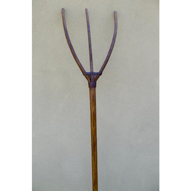 Antique 19th Century Primitive Wooden Hay Fork Chairish