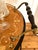 1950s Italian Sorrento Drop Leaf Rosewood Serving Trolley with Inlaid Brass Decor, 1950s For Sale - Image 5 of 6