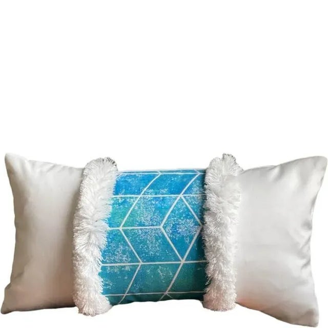 Textile Alicudi Cushion Cover from Sohil Design For Sale - Image 7 of 7
