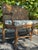 1940s Century Furniture French Provincial Cane-Back Bench With Carved Wood Frame and Floral Upholstered Seat For Sale - Image 10 of 10