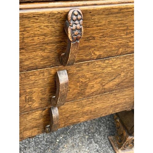Art Deco Oak Sideboard, 1930s For Sale - Image 13 of 18
