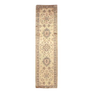 Galerie Shabab Collection Mid-20th Century Handmade Turkish Oushak Runner For Sale