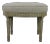 Vintage Louis XVI Style Round Footstool For Sale
