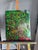 Oksana Babala Neon Diptych – Abstract Oil Painting on Canvas – 2‑in‑1 Set For Sale - Image 4 of 17