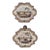 A Pair of 19th Century Painted Faience Plaques in the Style of Veuve Perrin For Sale