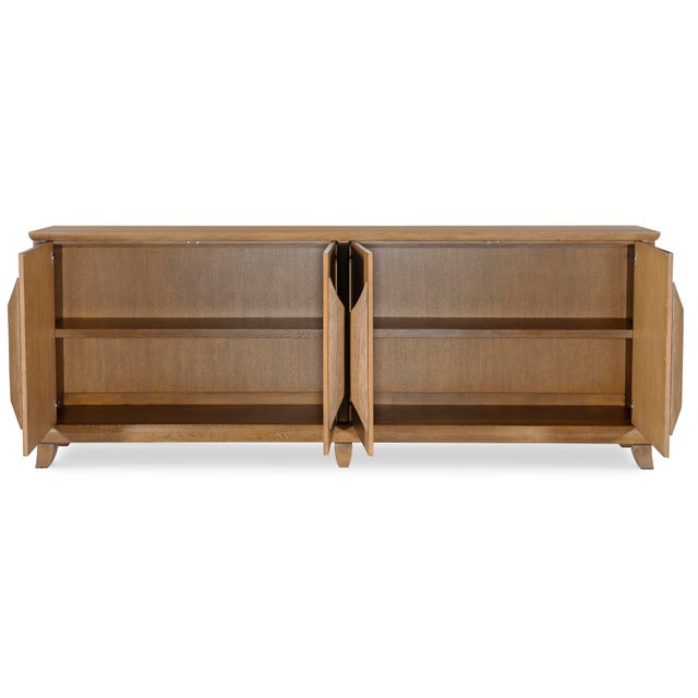 Traditional Carrier & Company Cyrus Four Door Credenza For Sale - Image 3 of 3