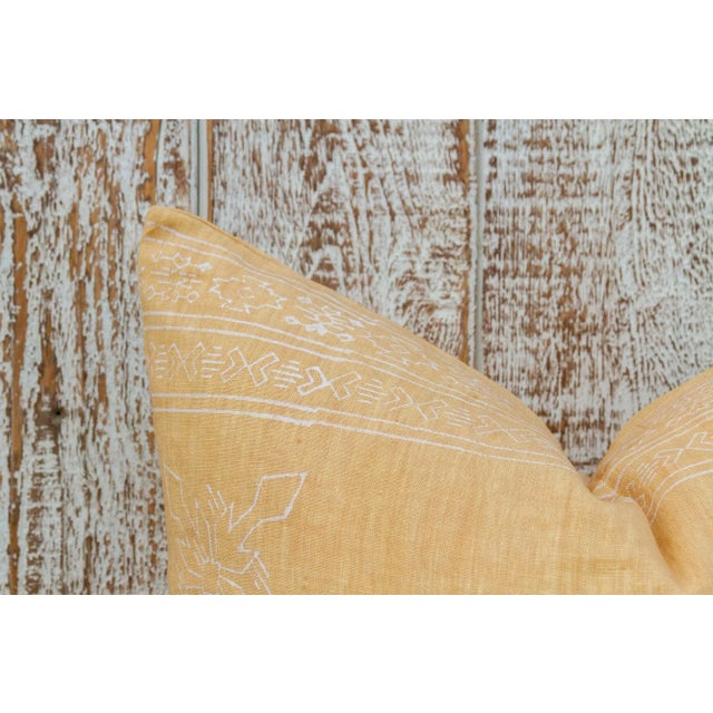 Early 21st Century Chiffon Citalee Aztec Block Print Pillow For Sale - Image 5 of 8