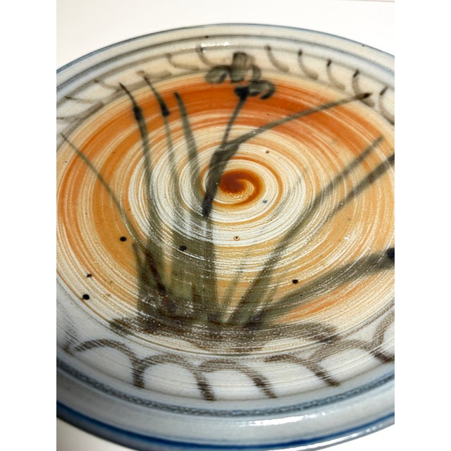 Otto Heino Studio Pottery Bowl / Plate 12" Signed, 1997