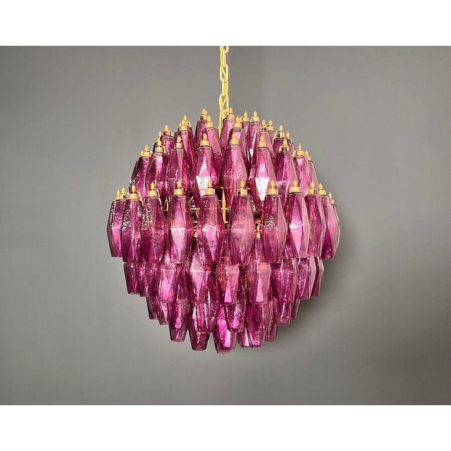 Spherical Murano Polyhedrons Pendant Light, 1990s For Sale - Image 4 of 18