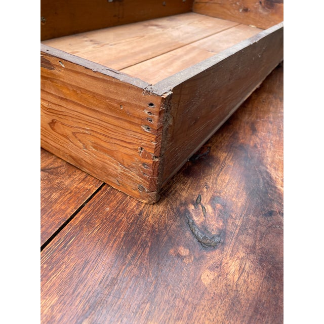 19th C French Provincial Louis XV Style Solid Walnut Writing Desk, Hall or Side Table - For Sale - Image 10 of 18