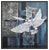 Figurative 1980s Nocturne Gouache, Lu Hong For Sale - Image 3 of 5