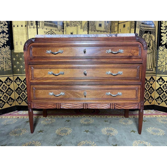 Art Deco Mahogany Chest of Drawers For Sale - Image 11 of 11