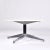 Eames Eames for Herman Miller Round White Marble Coffee Table on Aluminum Base For Sale - Image 4 of 10