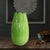 Contemporary Field Green Tall Ceramic Vase For Sale - Image 3 of 9