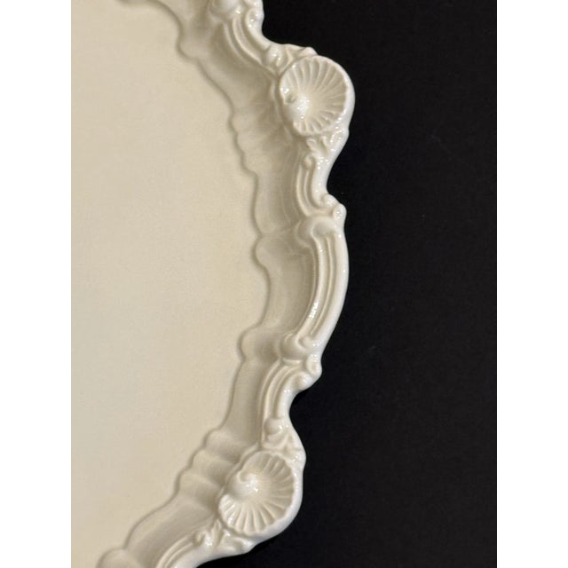 San Marco Italian Creamware Plates- Set of 8 For Sale - Image 4 of 5
