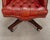 Persimmon Chesterfield-Style Tufted Leather Executive Swivel Desk Chair For Sale - Image 8 of 18